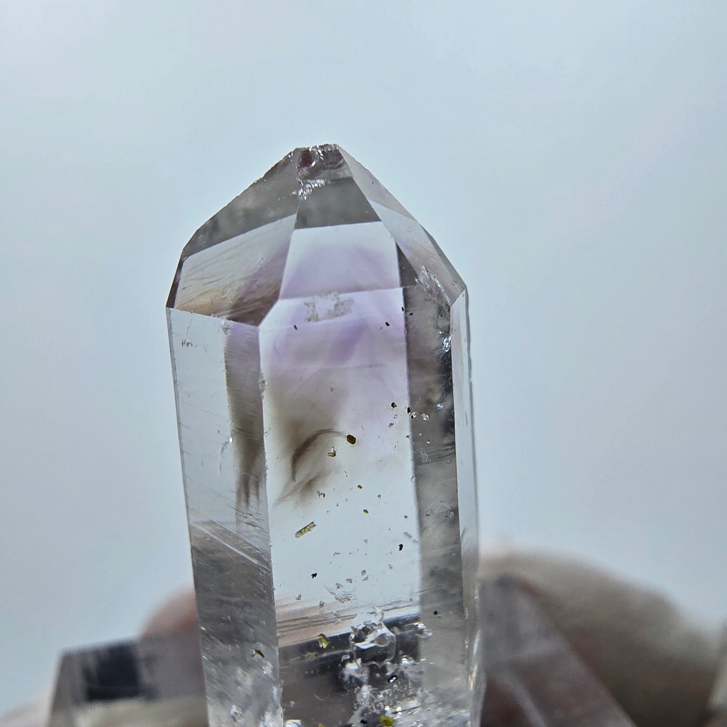 Mine d'améthyste Phantom Point Streep, Goboboseb, Namibie 28 x 11 x 7 mm