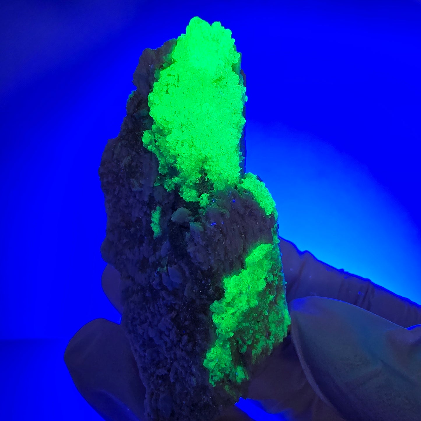 Seltene Hyalit Opal, Orthoklas Stufe Erongo, Namibia 71*30*29mm