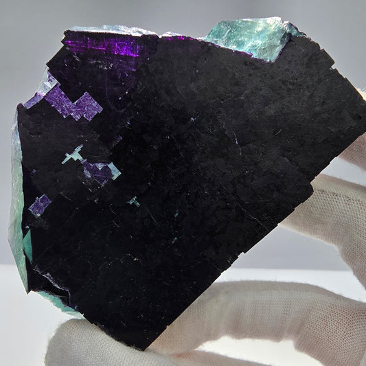 Seltene Fluorit Würfel Stufe 11:11 Angel Pocket, Okorusu Mine Namibia 82*59*32mm