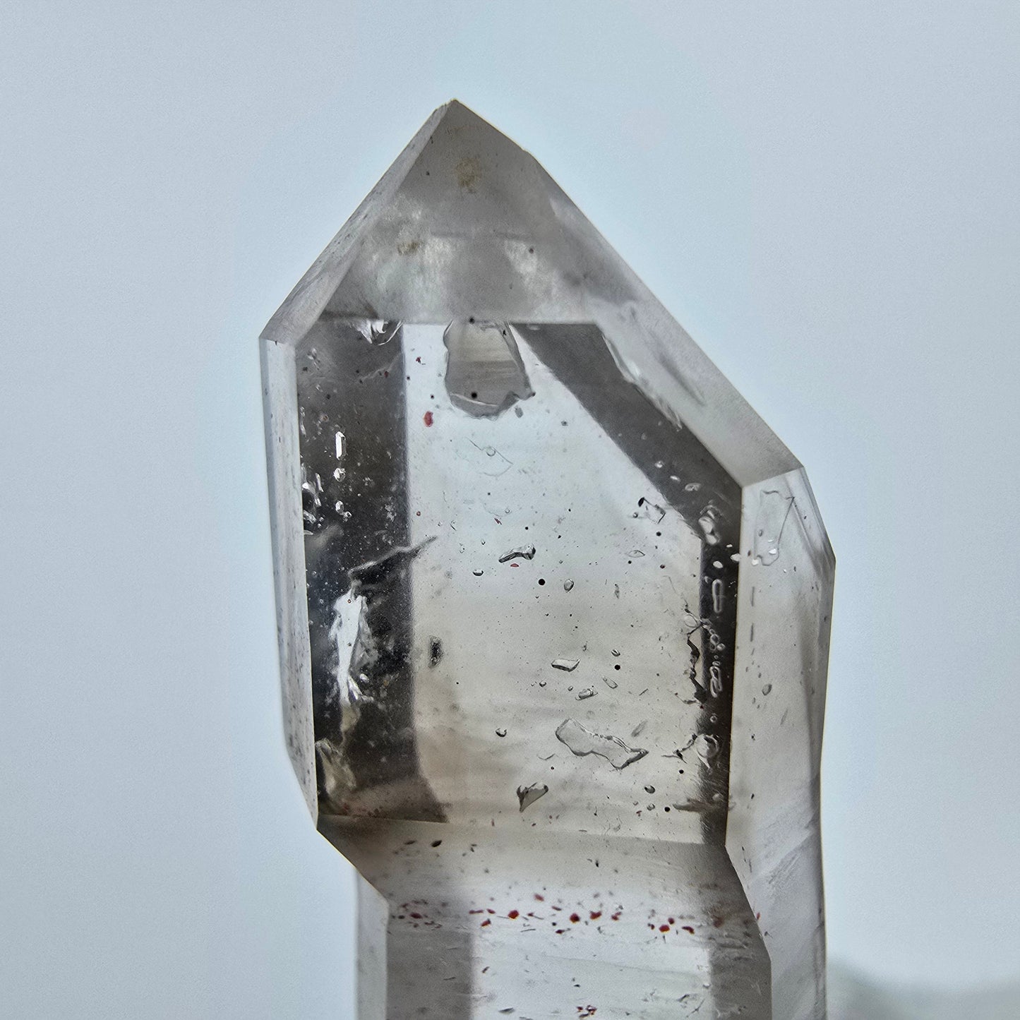 Klarer Phantom Rauchquarz Zepter Kristall Goboboseb, Namibia 46*17*12mm