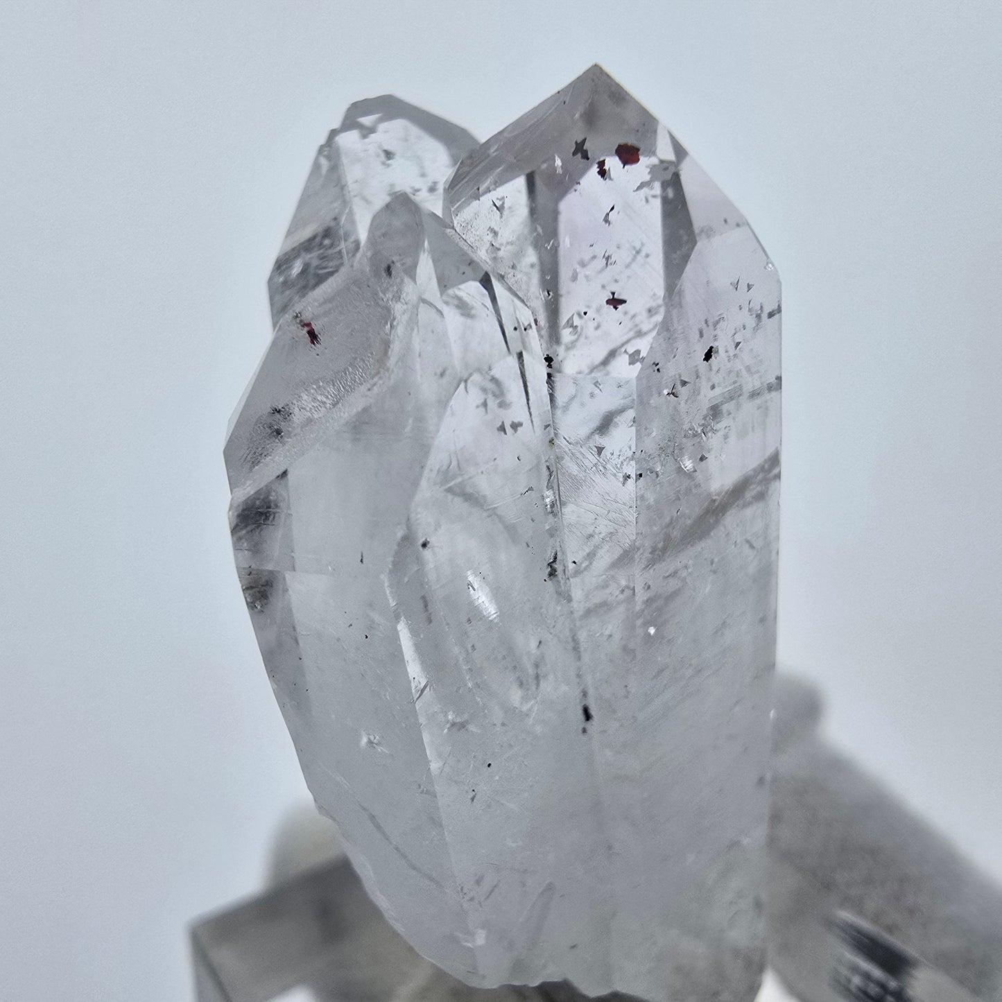 Harlekin Phantom Quarz Kristall Streep Mine, Goboboseb, Namibia 42*21*15mm
