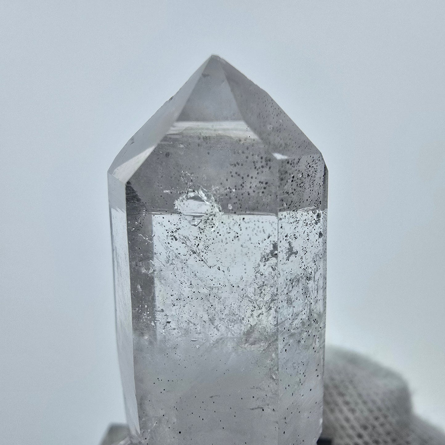 Klare Lemurian Phantom Amethyst Spitze Streep Mine Goboboseb, Namibia 43*20*16mm