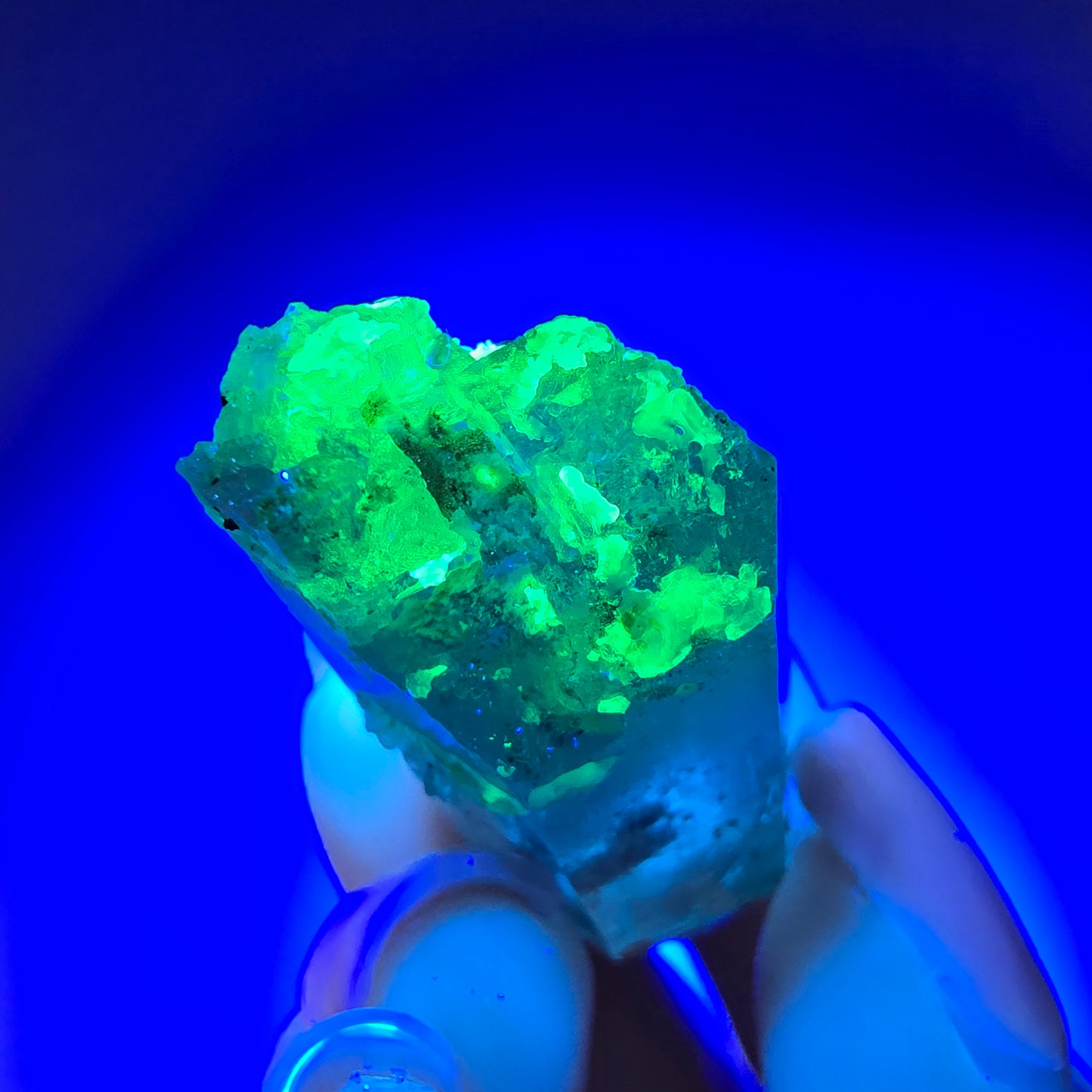Seltener Aquamarin X mit Hyalit Erongo, Namibia 33*16*15mm