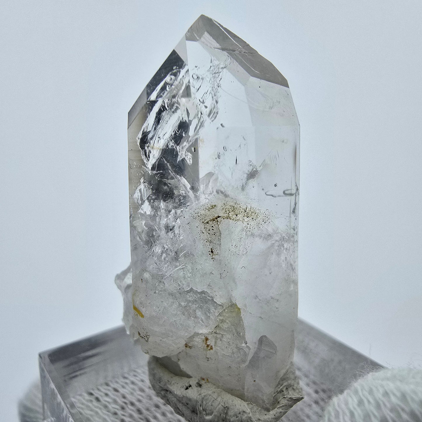 Enhydro Phantom Epidot Quarz, 3x Blase Streep Mine Goboboseb, Namibia 35*16*13mm