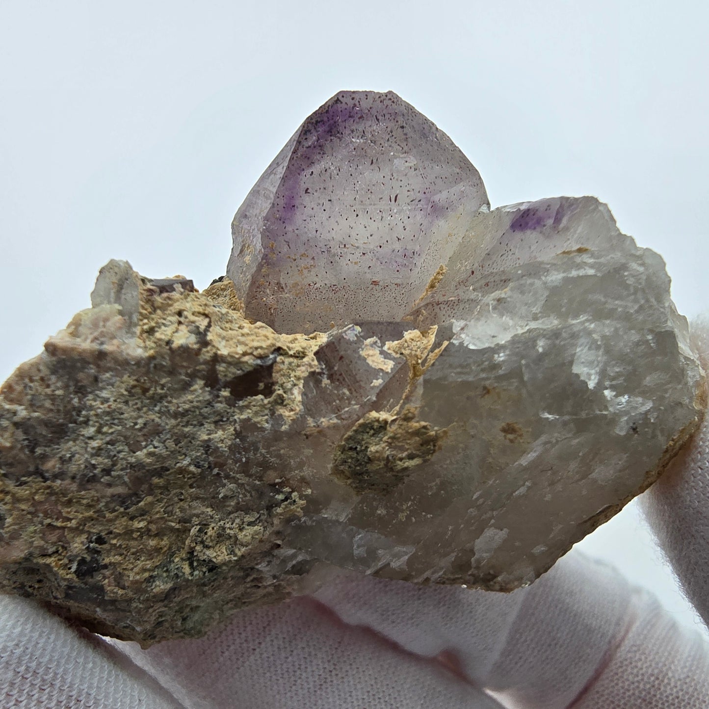 Phantom Amethyst Zepter auf Matrix Goboboseb, Namibia 62*34*30mm Sammlung