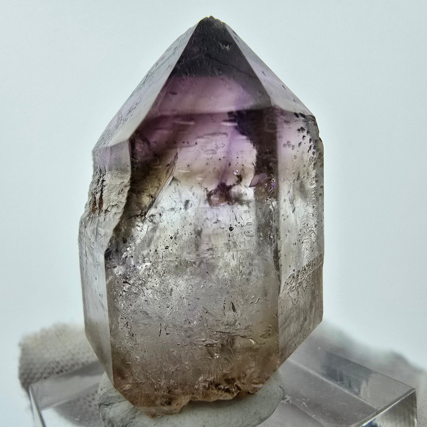 Sceptre d'améthyste fantôme Enhydro 1x Bubble Goboboseb, Namibie 34*22*20mm Collection