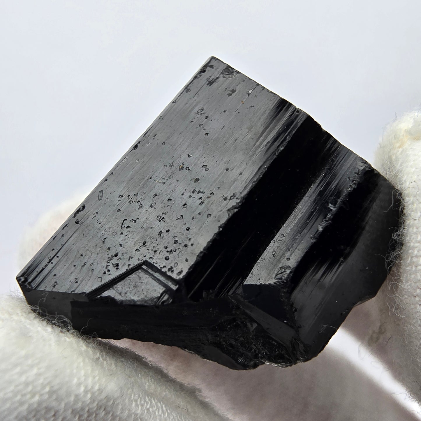 Symmetrischer Schörl Turmalin Kristall Erongo, Namibia 27*25*23mm Sammlung