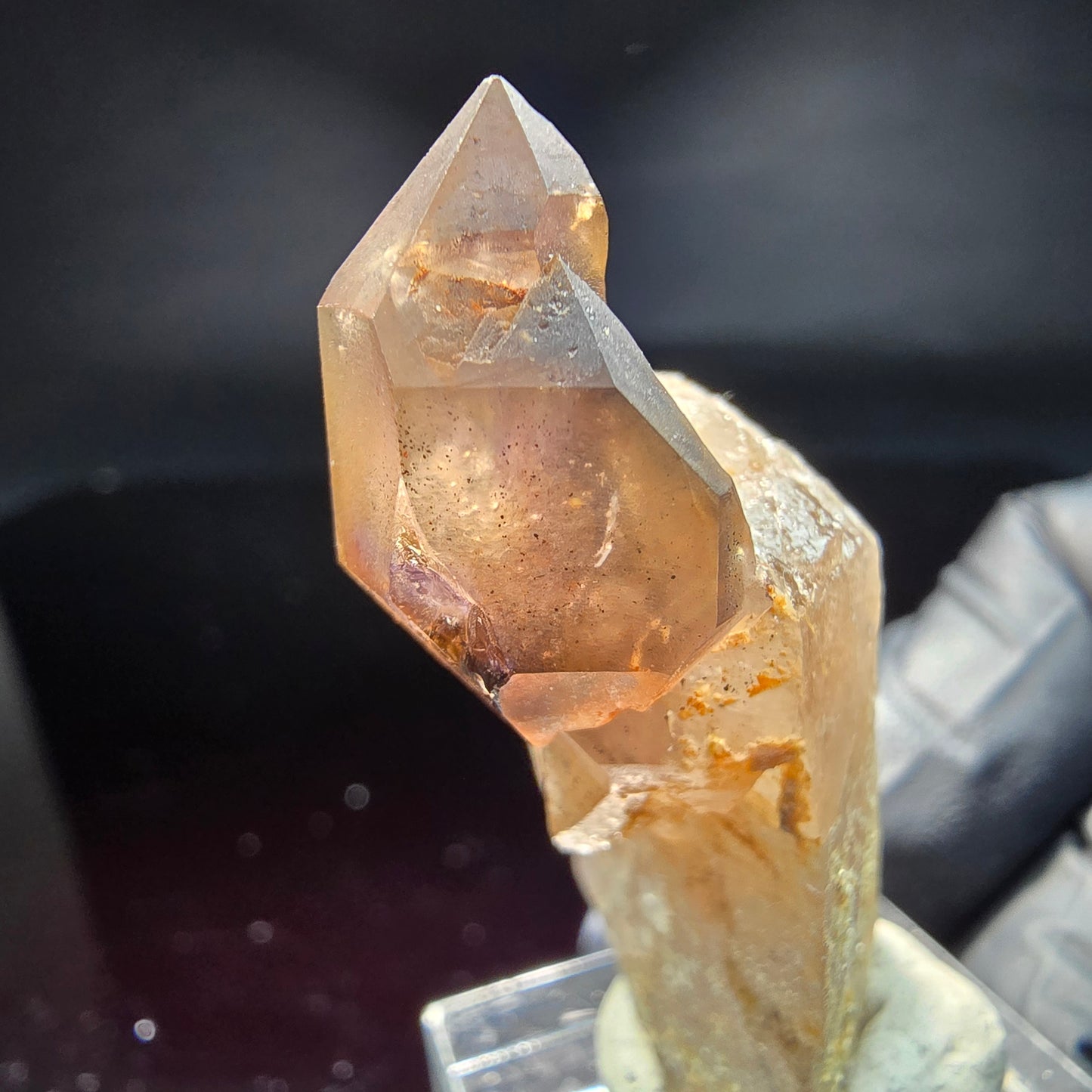 Schöne Phantom Amethyst Zepter Spitze Brandberg, Namibia 34*34*20mm Sammlung