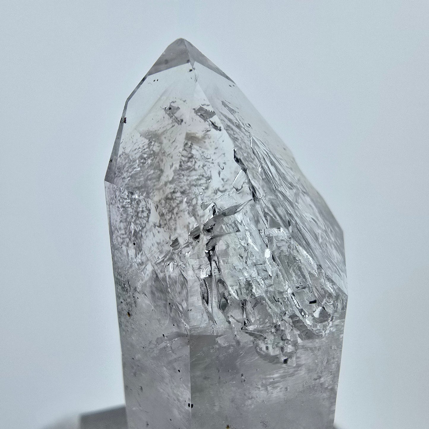 Enhydro Hämatit Epidot Quarz, 1x Blase Streep Mine Goboboseb, Namibia 43*19*15mm