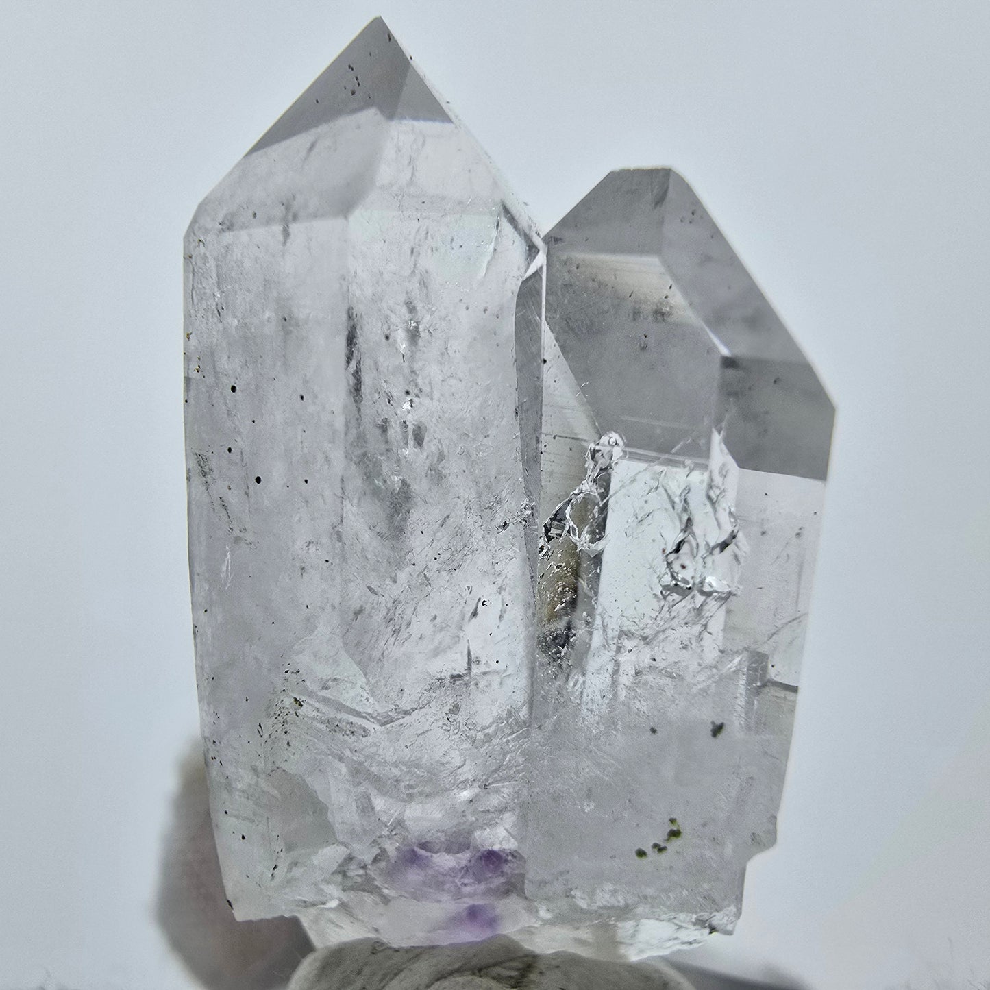Klare Phantom Amethyst Kristall Streep Mine Goboboseb Namibia 38*19*13mm