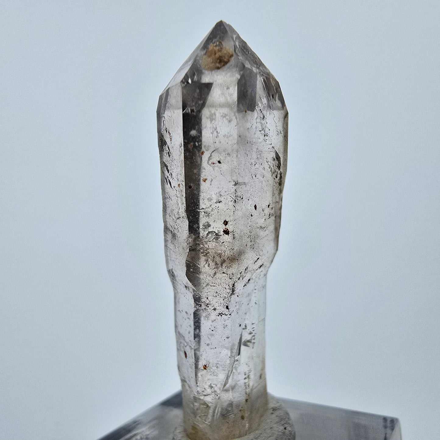 Klarer Phantom Rauchquarz Zepter Kristall Goboboseb, Namibia 41*13*8mm
