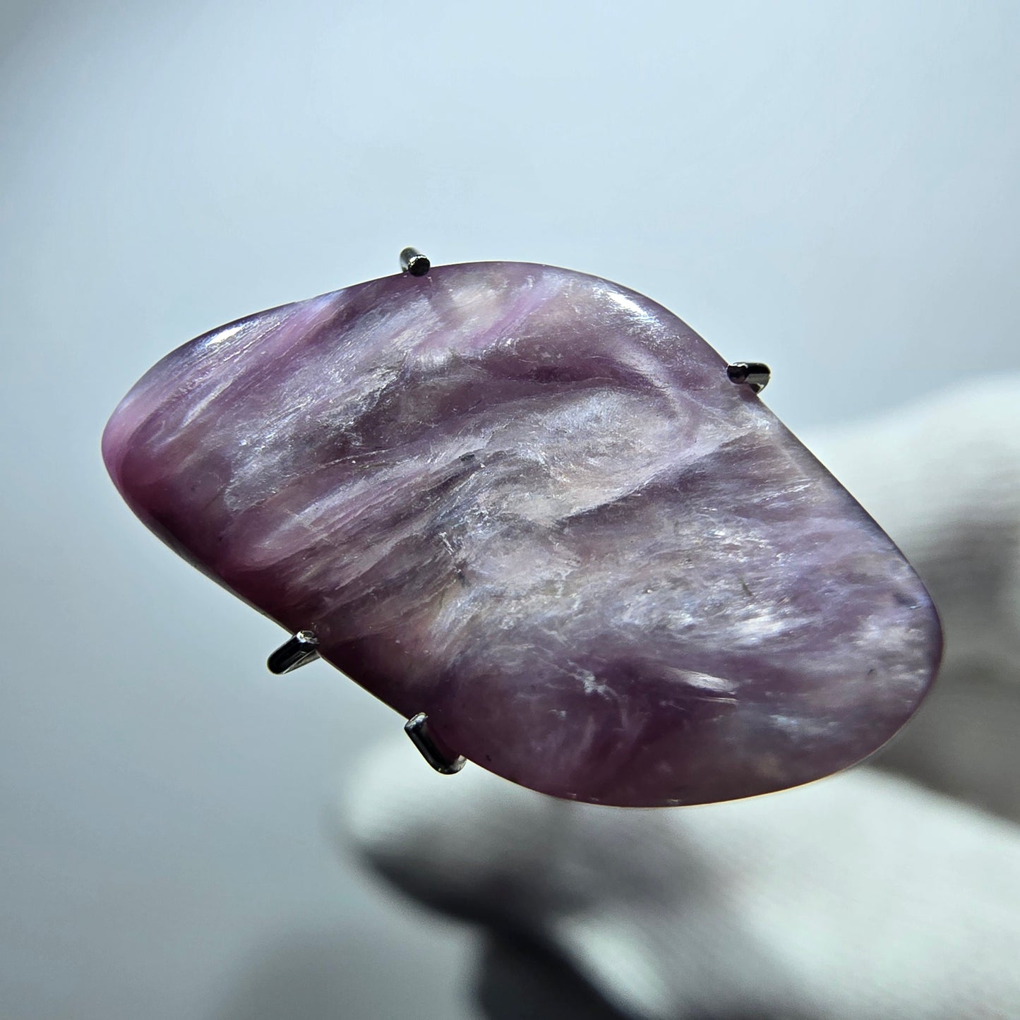 Rare Charoite crystal purple, polished Russia 18*10*3mm