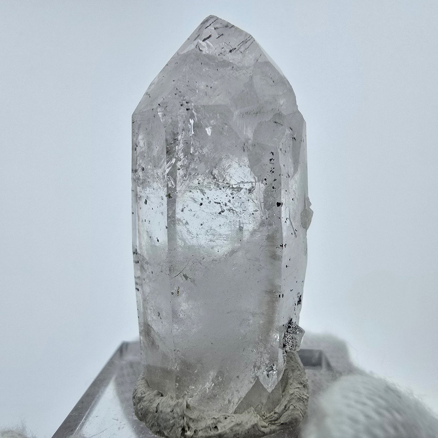 Cristal de quartz fantôme Harlequin, Streep Mine, Goboboseb, Namibie, 41 x 17 x 16 mm