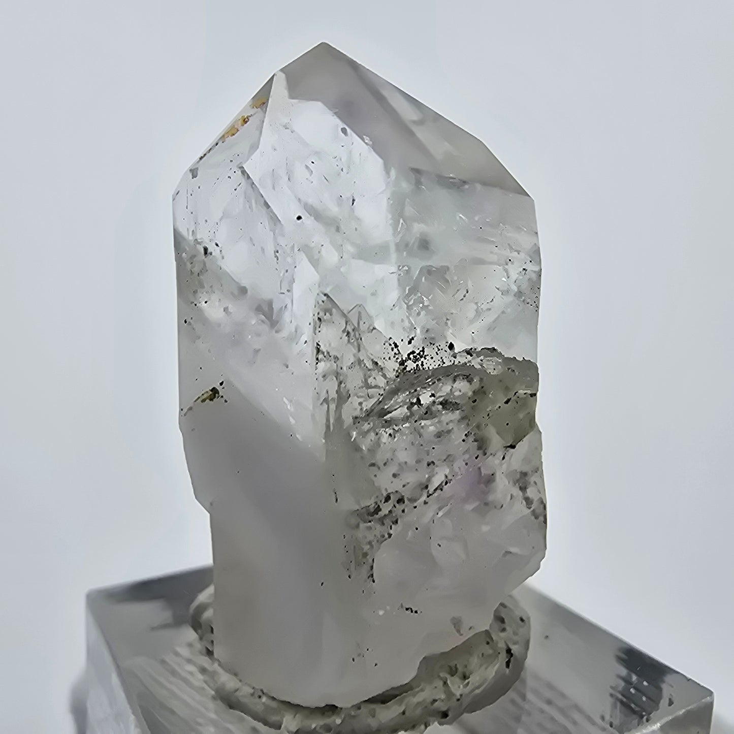 Klare Phantom Amethyst Quarz Spitze Streep Mine, Goboboseb, Namibia 34*19*20mm
