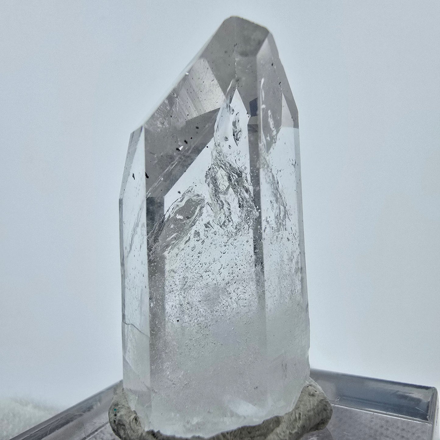 Klarer Phantom Hämatit Quarz Kristall Streep Mine, Goboboseb, Namibia 31*15*13mm