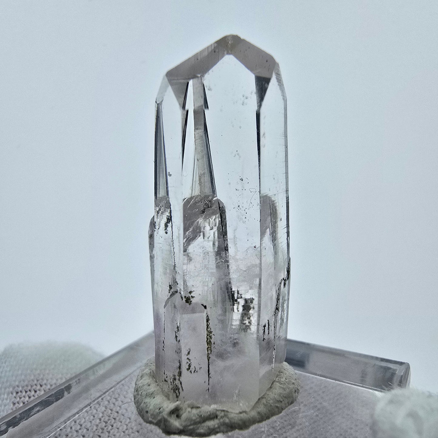 Phantom Amethyst Epidot Kristall Streep Mine, Goboboseb, Namibia 31*14*12mm