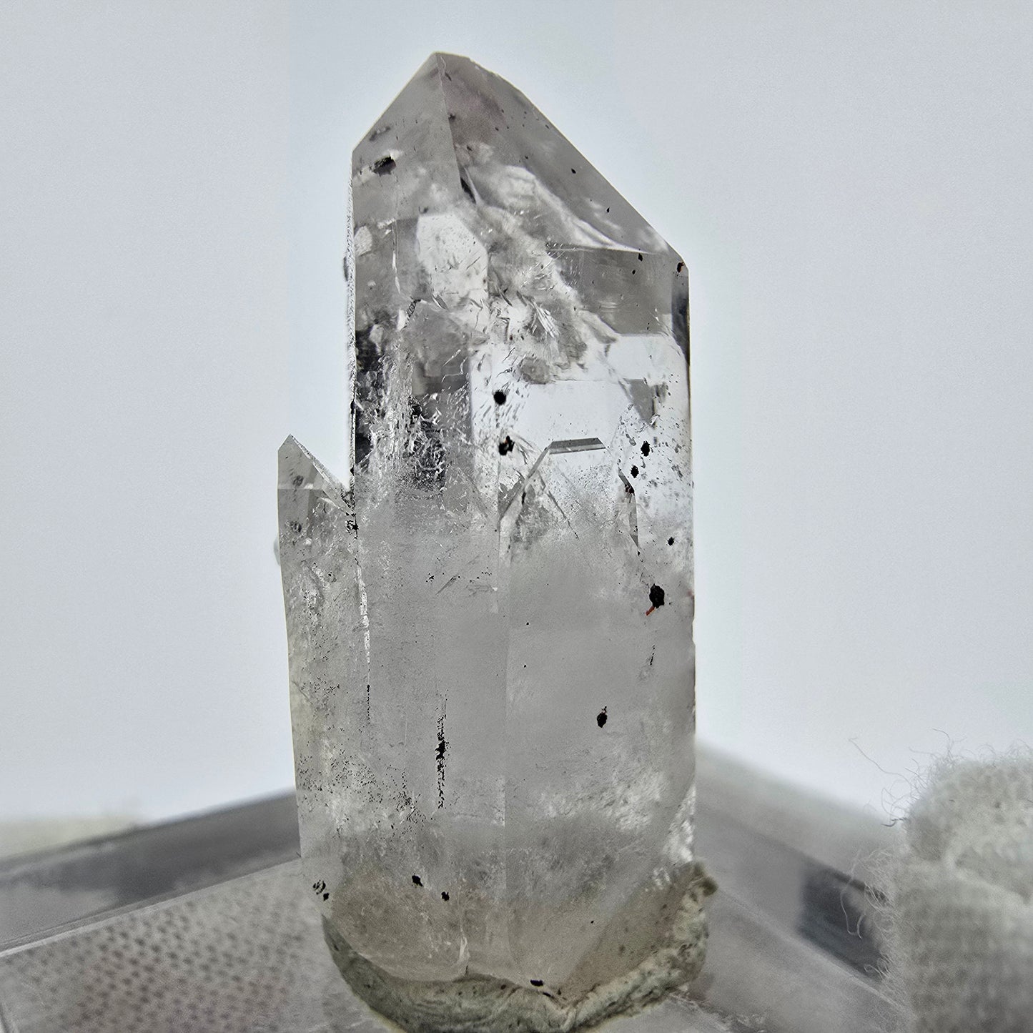 Phantom Hämatit Amethyst Kristall Streep Mine Goboboseb Namibia 30*15*11mm