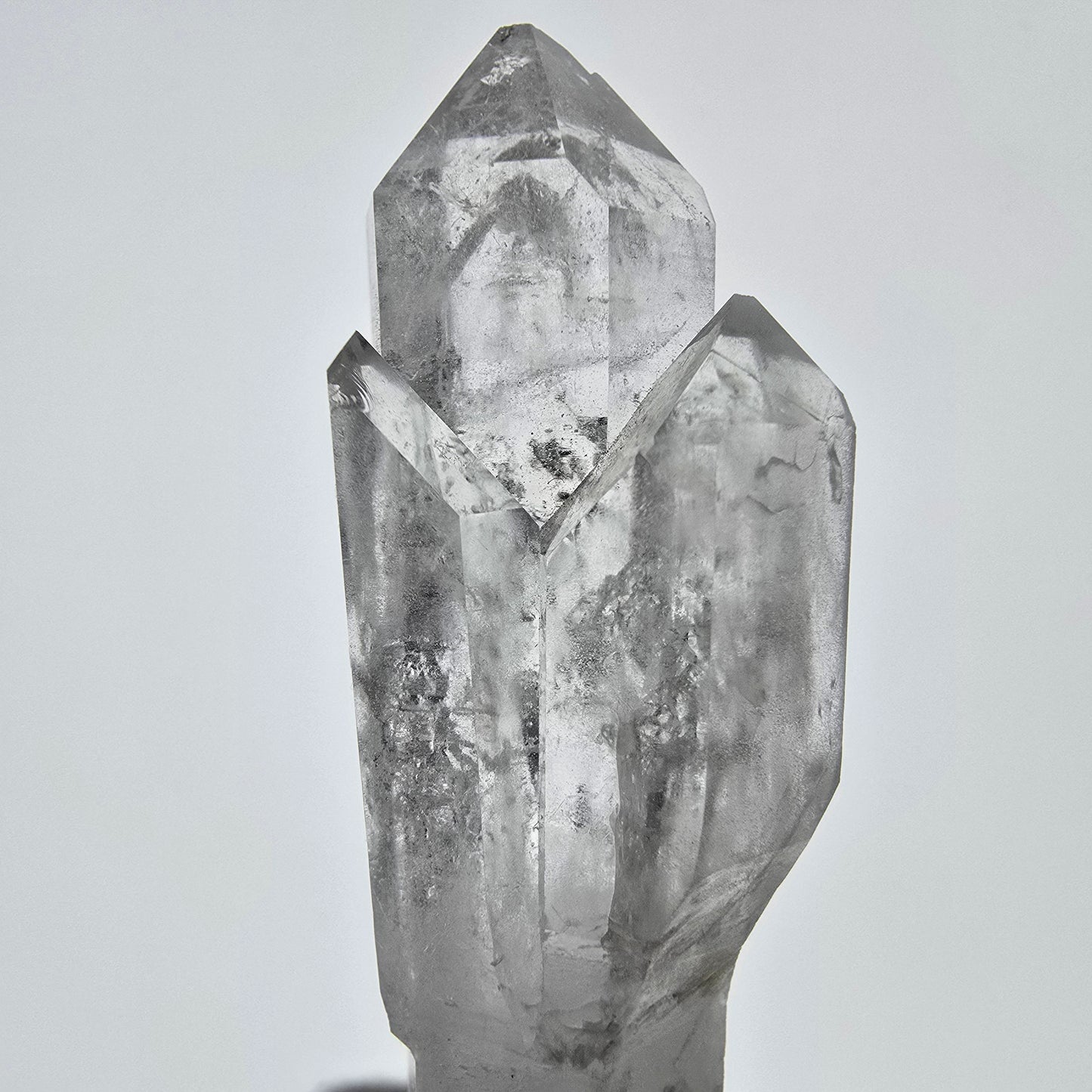 Sceptre de poche Saint-Valentin en quartz fumé fantôme squelette, Namibie 61 x 20 x 16 mm