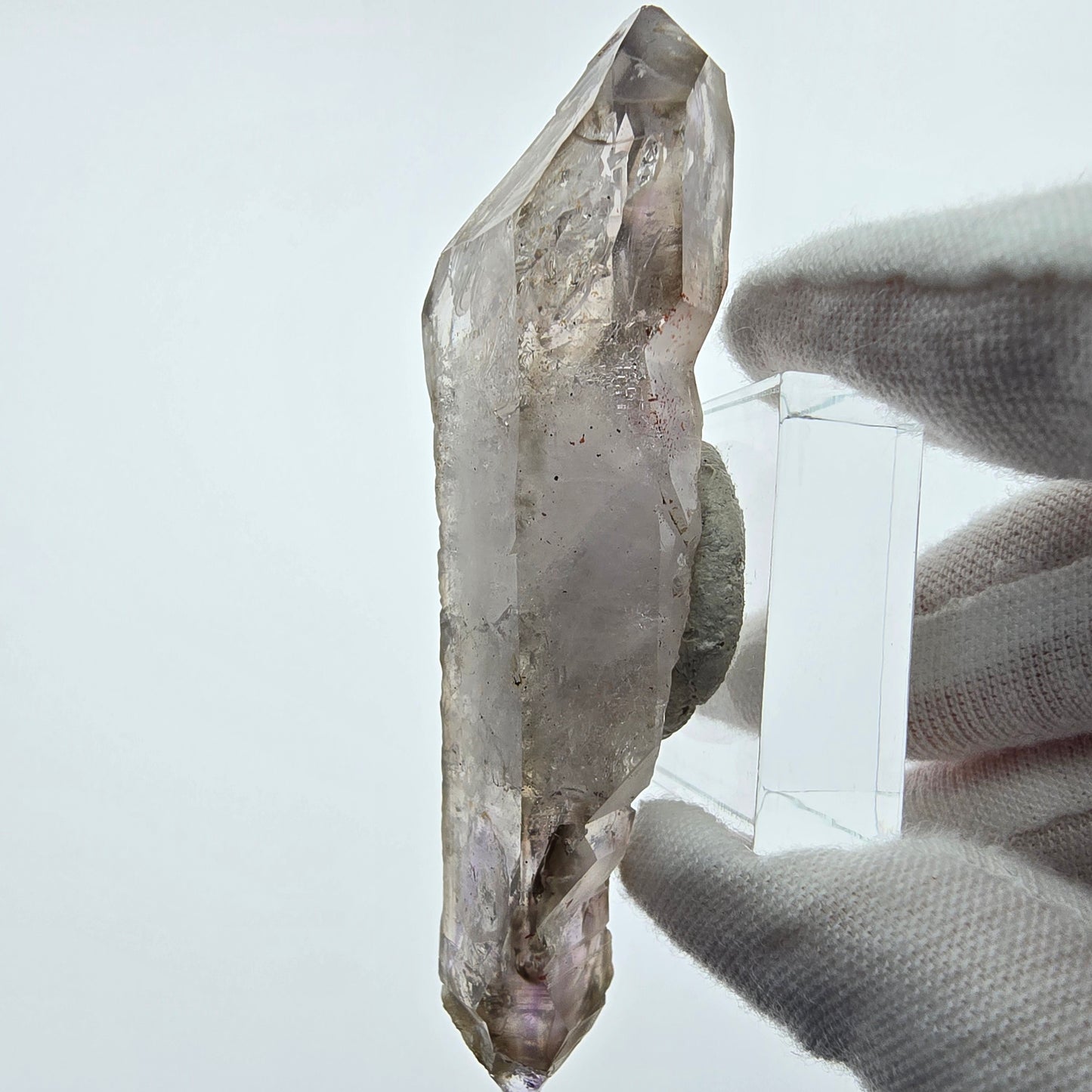 Enhydro Phantom Amethyst Doppelender 3x Blase Goboboseb, Namibia 76*25*18mm