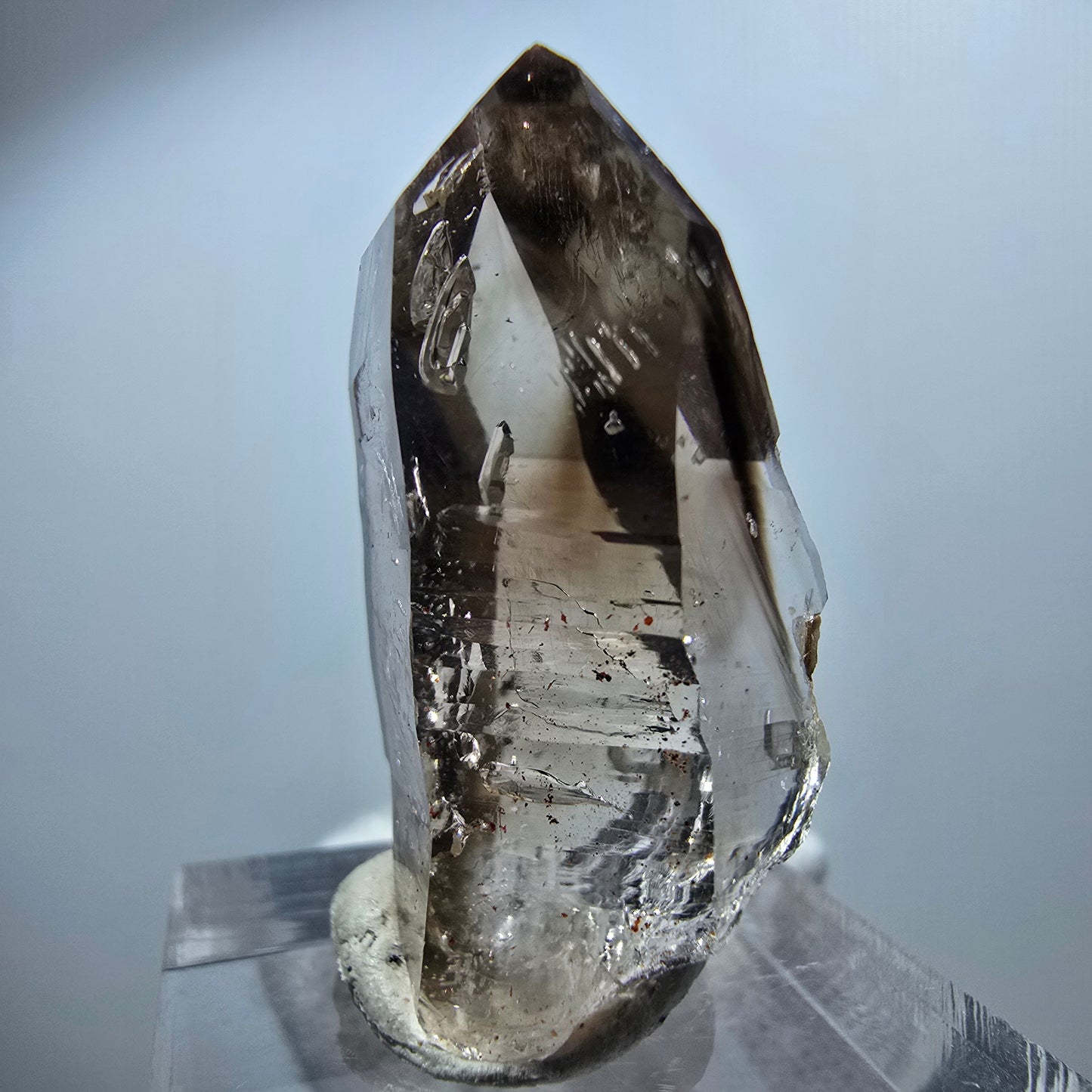 Clear Phantom Smoky Quartz Scepter Point Goboboseb, Namibia 33*18*16mm