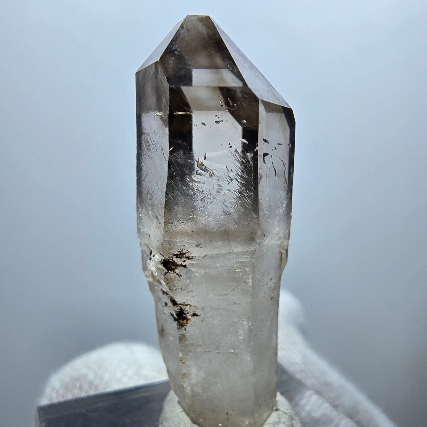 Clear Phantom Smoky Quartz Scepter Point Goboboseb, Namibia 37*13*10mm