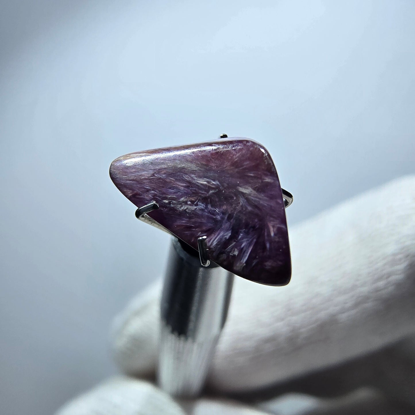 Rare Charoite crystal purple, polished Russia 13*8*4mm