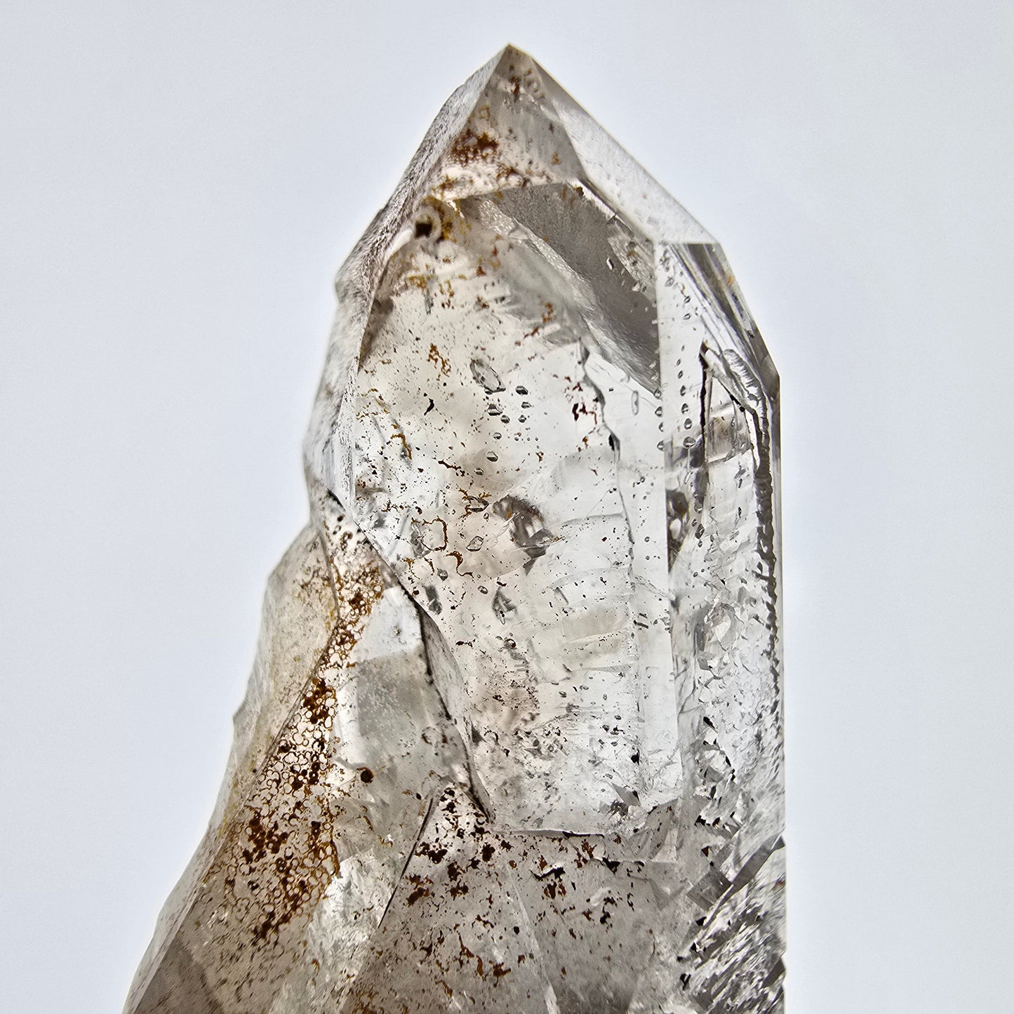 Skeleton Phantom Smoky Quartz Scepter Valentine Pocket, Namibia 62*23*18mm