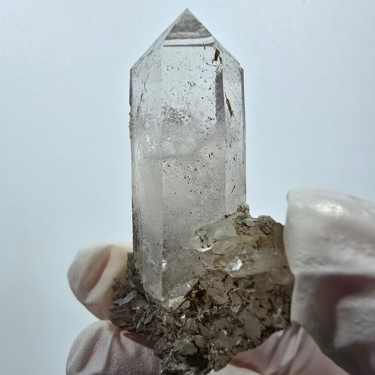 Amas de quartz dendrite rare à double terminaison, Goboboseb, Namibie, 52 x 40 x 17 mm