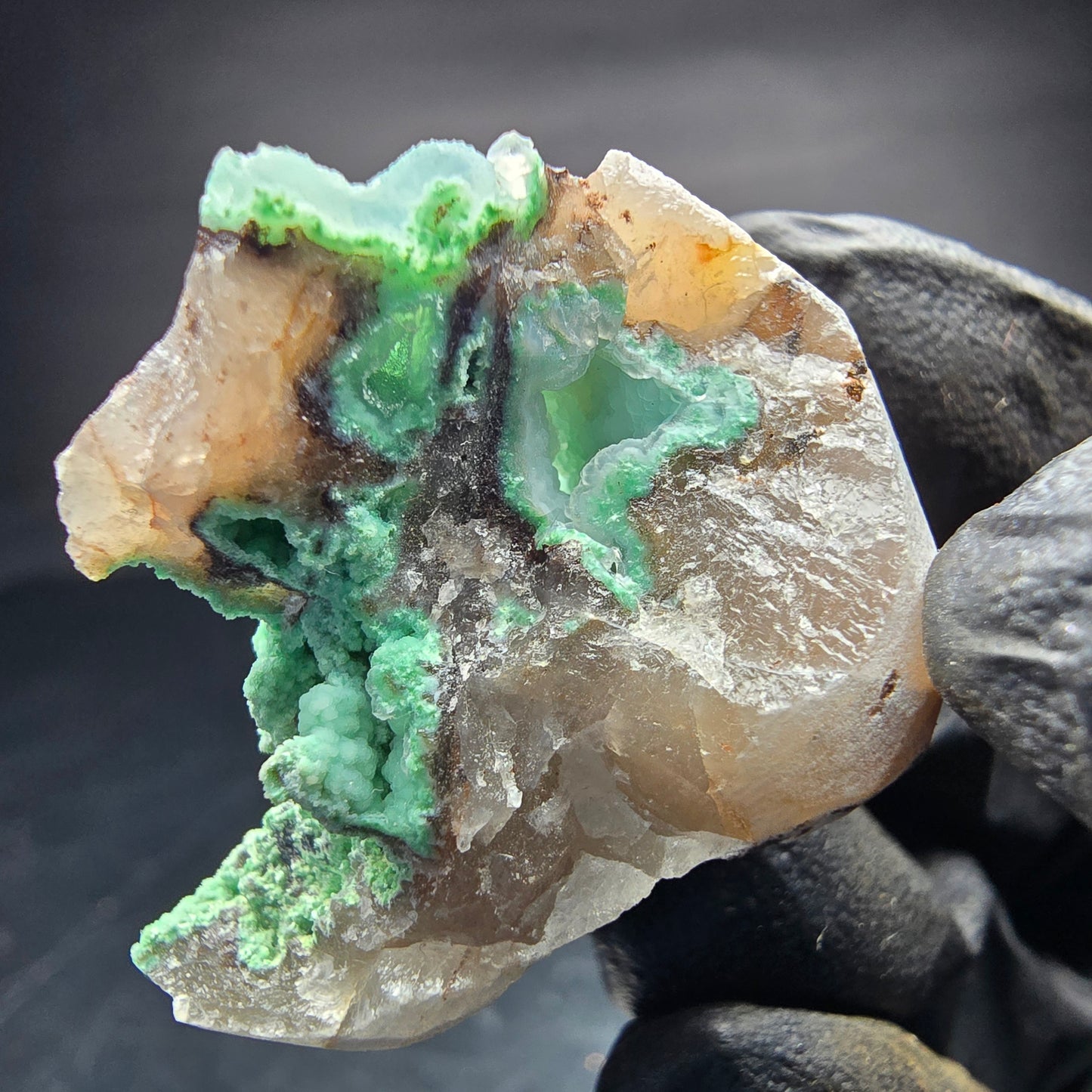 Seltene Shattuckit blau, Malachit Stufe Kaokoveld, Namibia 34*27*21mm Sammlung