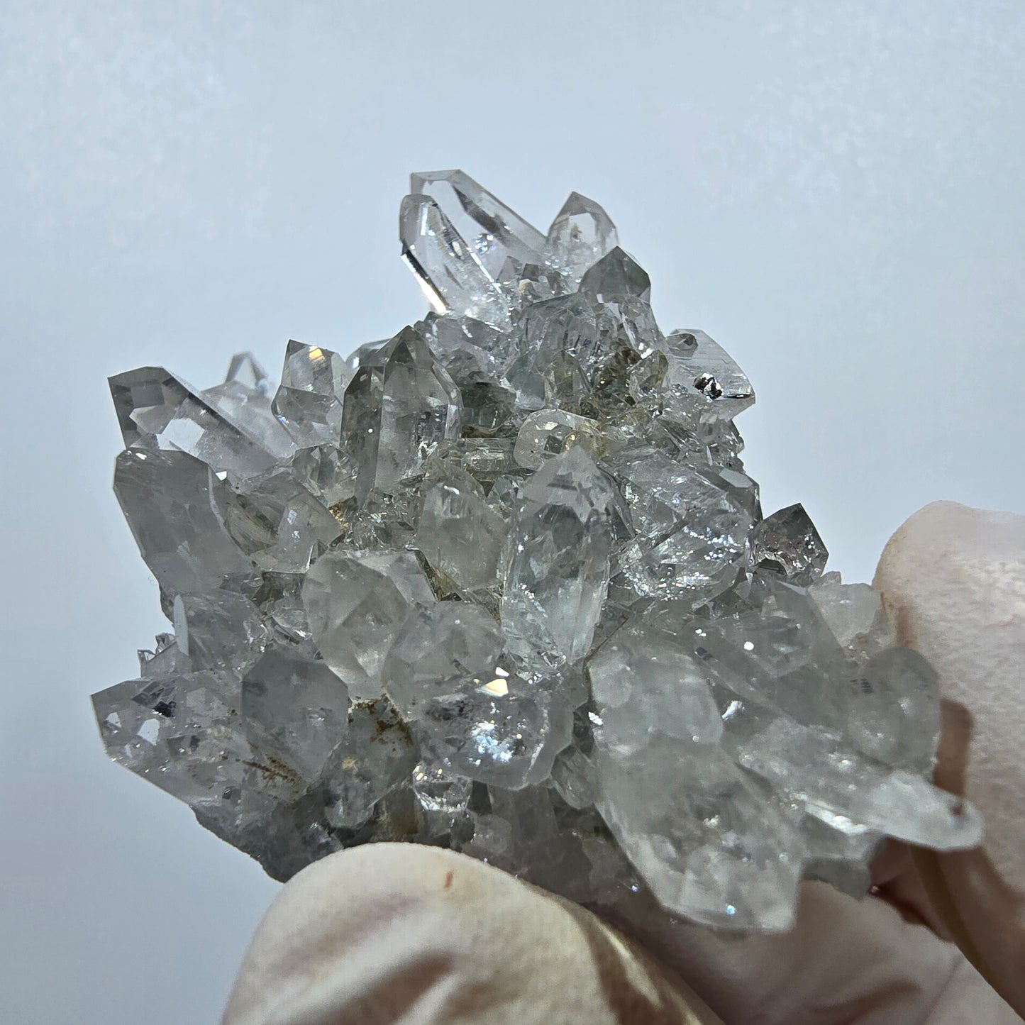 Quartz Starburst, spécimen de chlorite, mine Streep, Goboboseb, Namibie, 54 x 33 x 31 mm