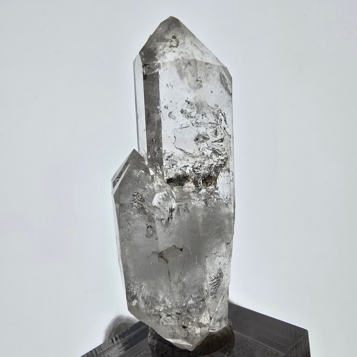 Enhydro Skeleton Smoky Quartz DT Scepter, 1x Bubble Valentine Pocket, Namibia 56*22*16mm