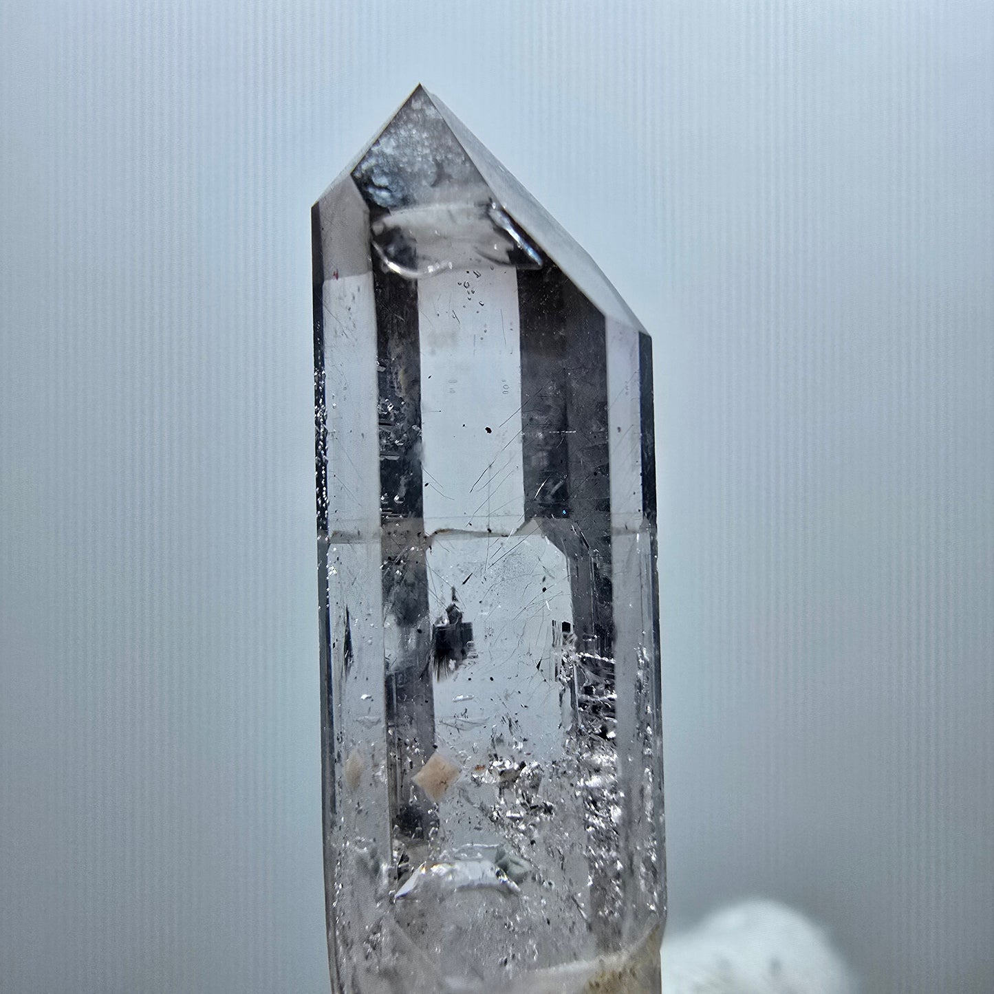 Lemurian Phantom Rauchquarz Zepter Spitze Goboboseb, Namibia 40*10*9mm