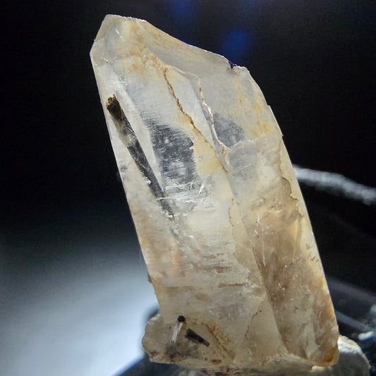 Clear Tourmaline Quartz, Smoky Quartz with Schorl Erongo Namibia 29*16*12mm Collection