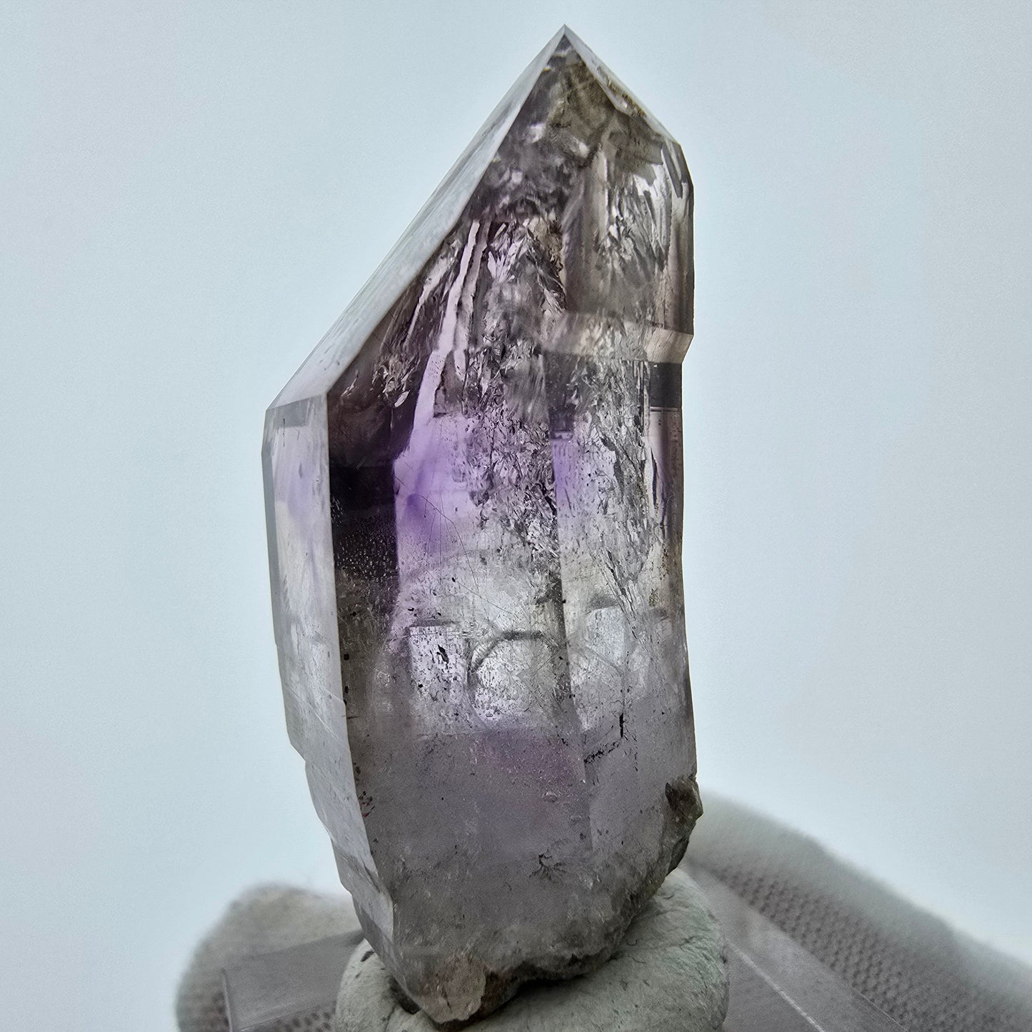 Enhydro Phantom Amethyst Fenster Zepter 2x Blase Goboboseb, Namibia 46*21*17Mm