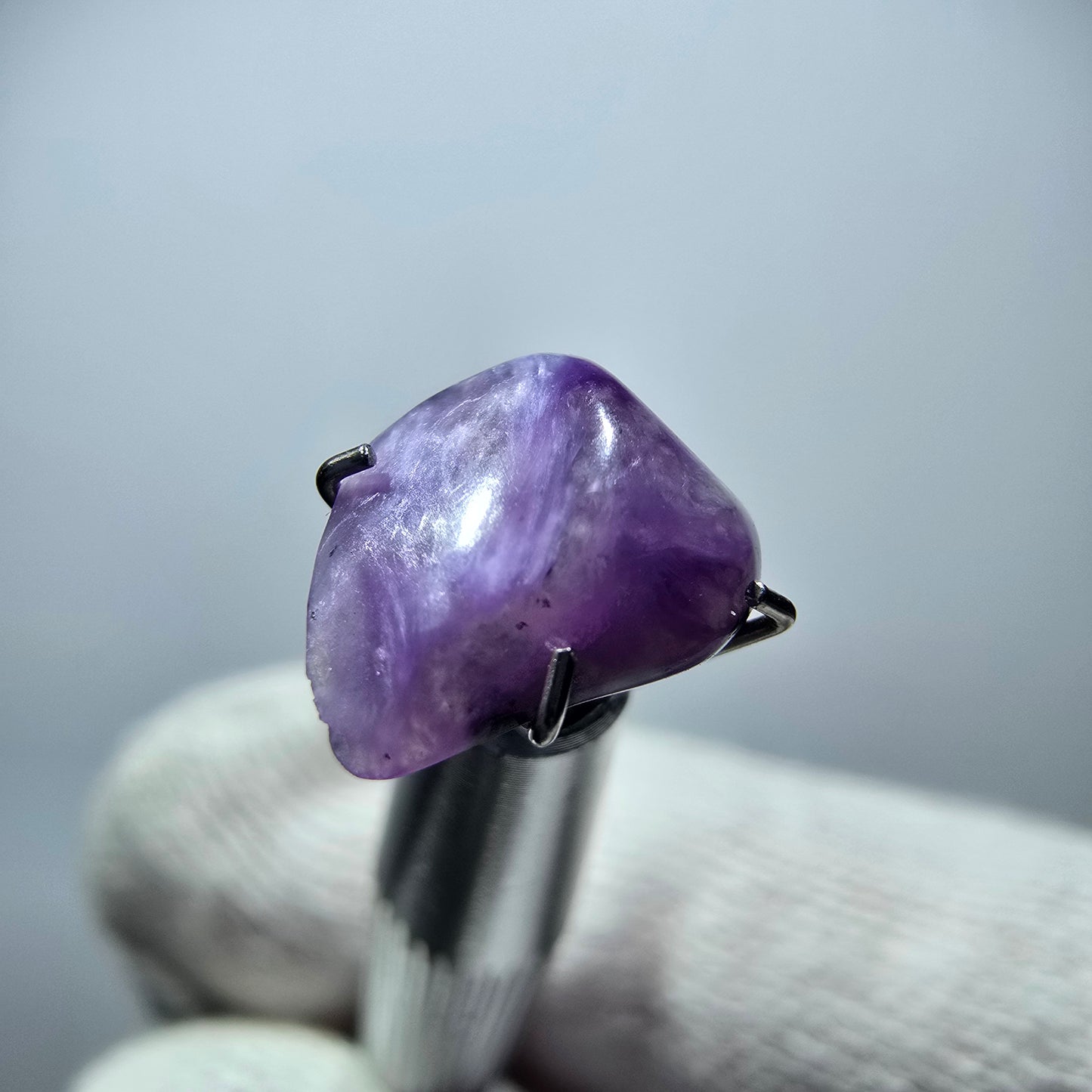 Rare Charoite crystal purple, polished Russia 10*7*3mm