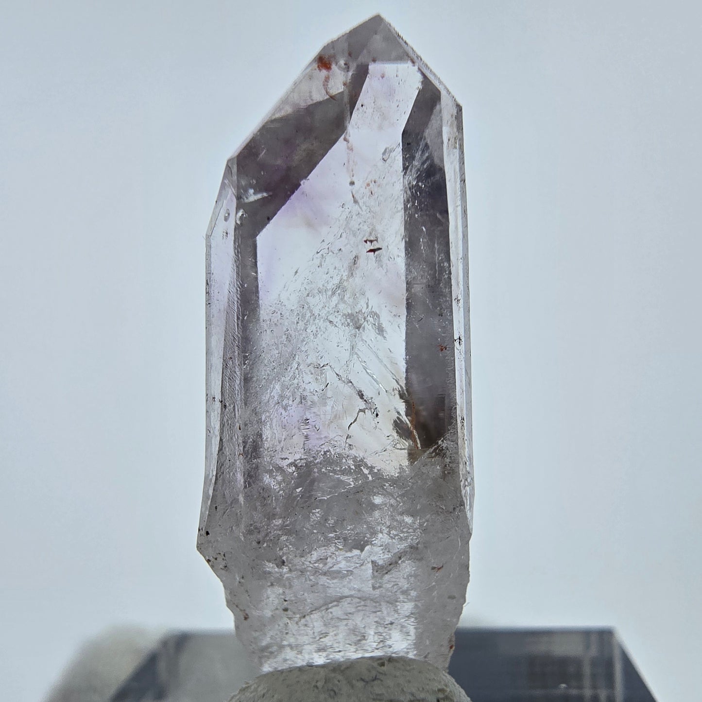 Enhydro Phantom Amethyst, 1x Blase Streep Mine, Goboboseb, Namibia 31*10*5mm