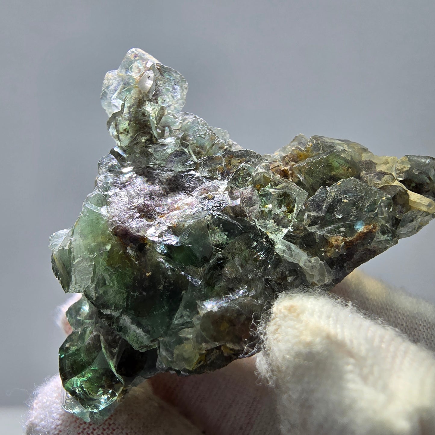 Sehr klare Fluorit Würfel Stufe grün Erongo, Namibia 52*41*25mm Sammlung