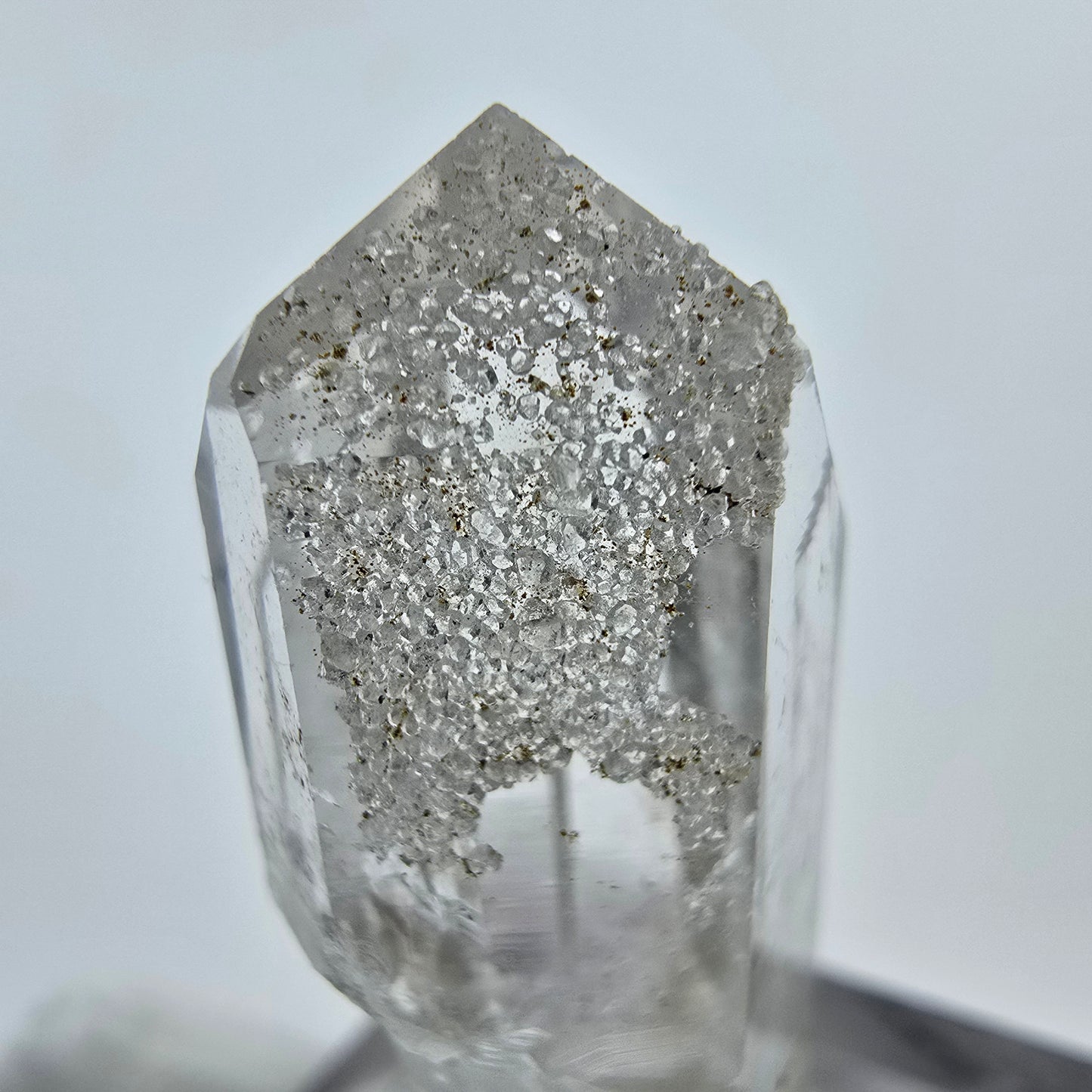 Phantom Quarz mit Analcim Streep Mine, Goboboseb, Namibia 37*16*12mm Sammlung