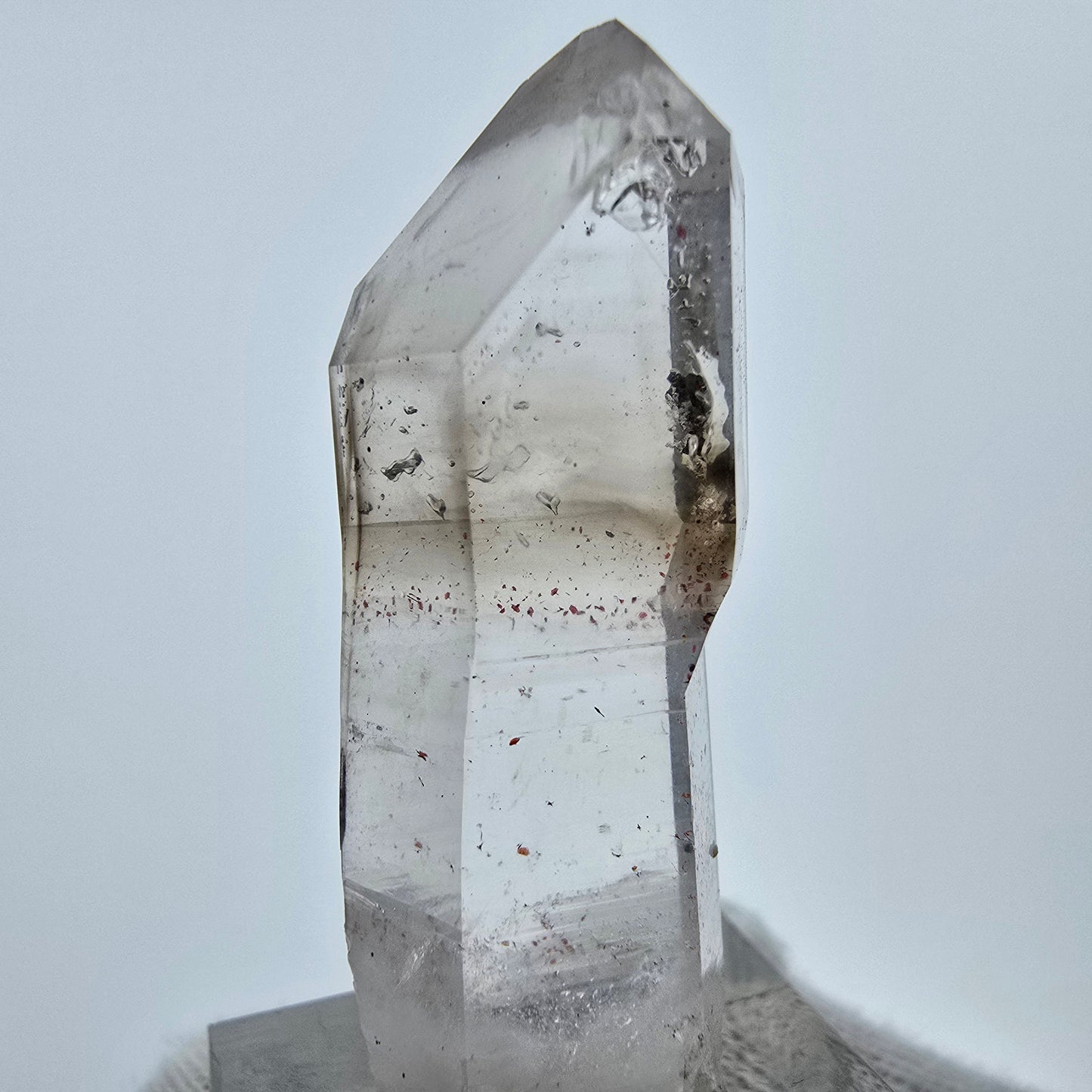 Klarer Phantom Rauchquarz Zepter Kristall Goboboseb, Namibia 46*17*12mm