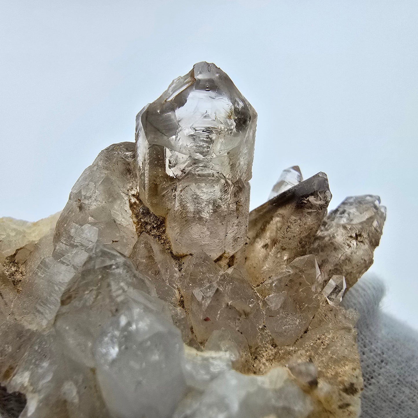 Phantom Rauchquarz Zepter Stufe Goboboseb, Namibia 46*40*40mm