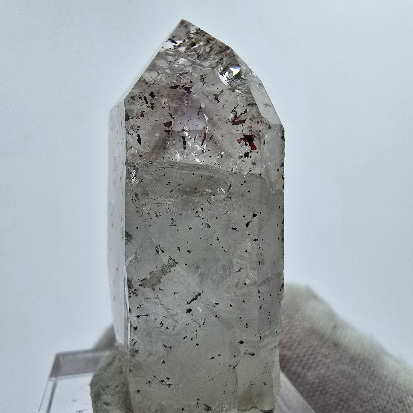 Harlekin Phantom Amethyst mit Epidot Streep Mine Goboboseb Namibia 42*25*23mm