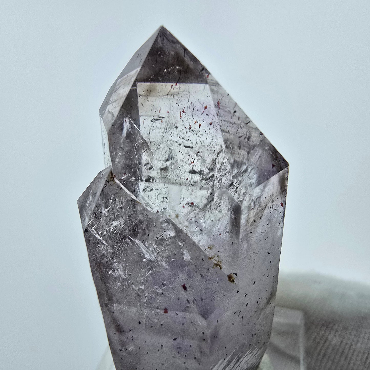 Harlekin Enhydro Amethyst Hämatit Quarz Streep Mine Goboboseb Namibia 44*20*18mm
