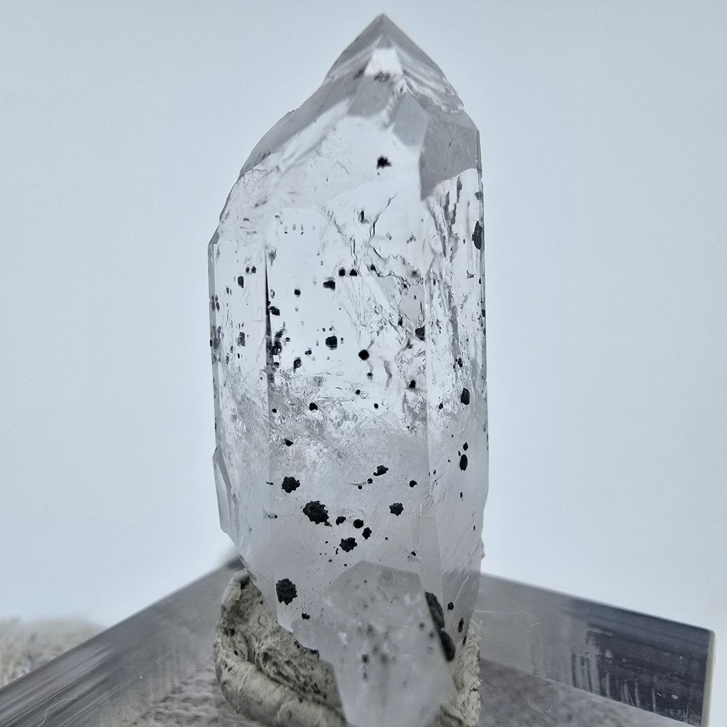 Cristal d'améthyste hématite fantôme Streep Mine, Goboboseb, Namibie 31 x 18 x 13 mm
