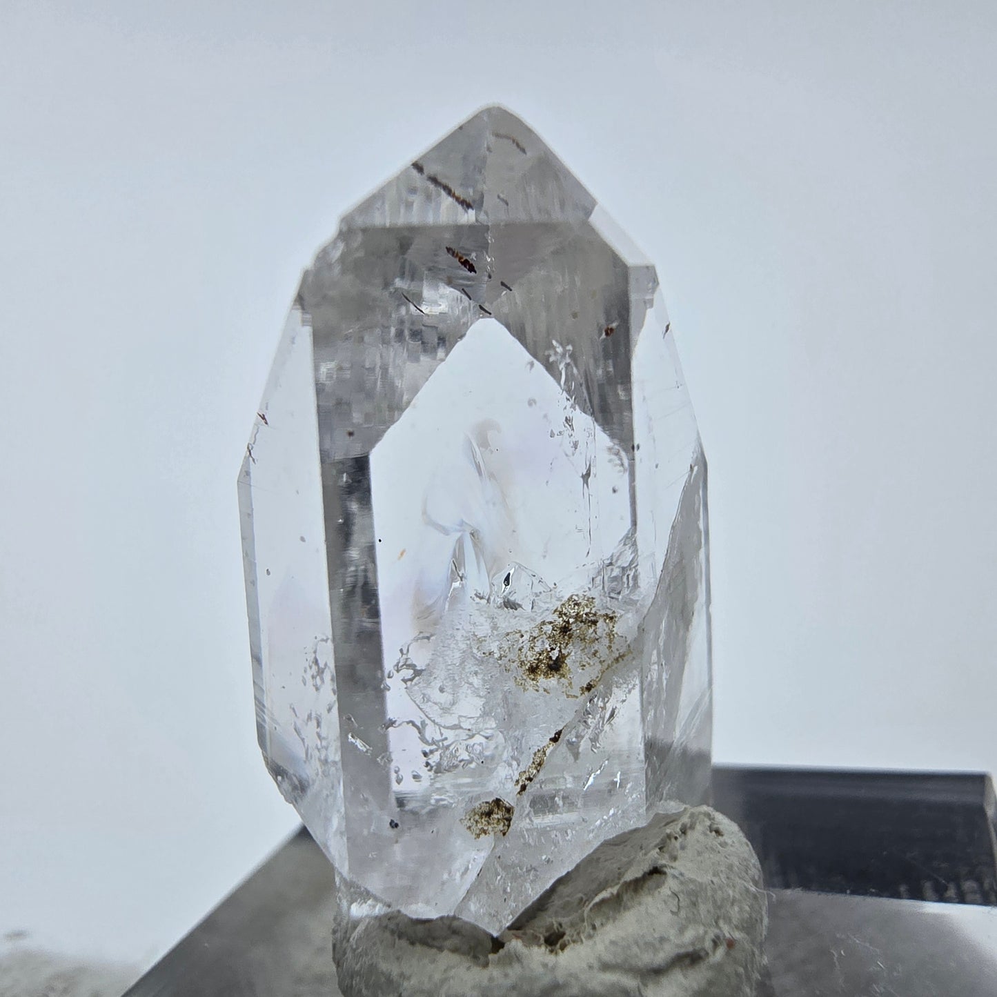 Harlekin Phantom Quarz Kristall Streep Mine, Goboboseb, Namibia 26*15*14mm