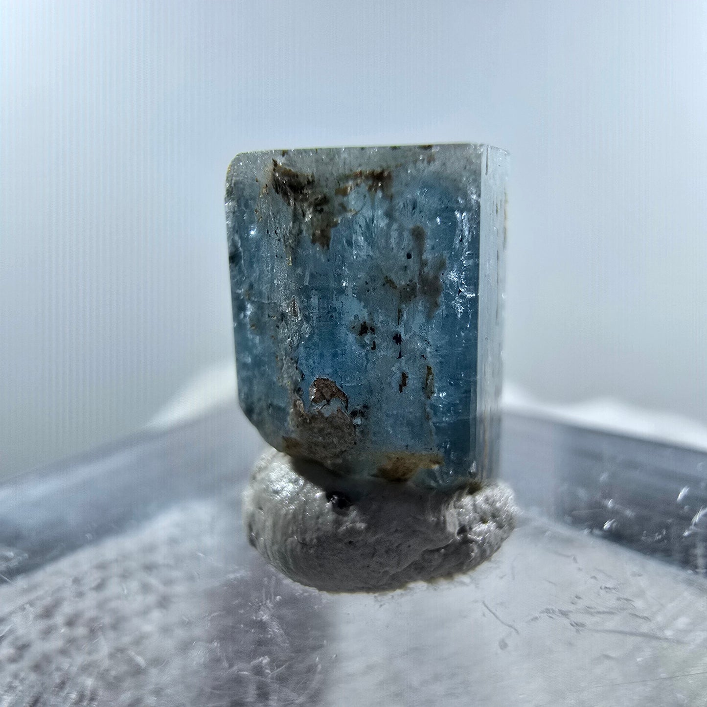 Cristal d'aigue-marine rare X Erongo, Namibie 11*9*8mm