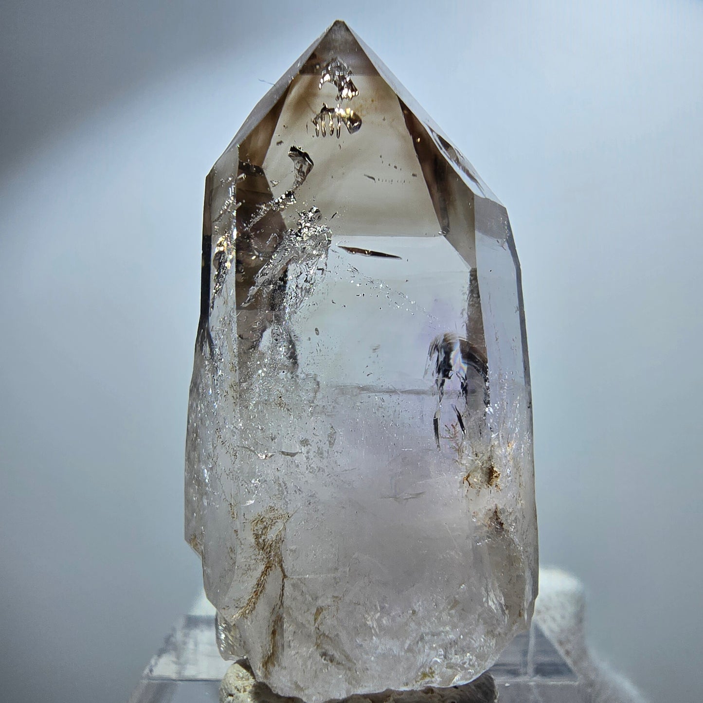 Klare Phantom Amethyst Zepter Spitze Goboboseb, Namibia 40*18*15mm