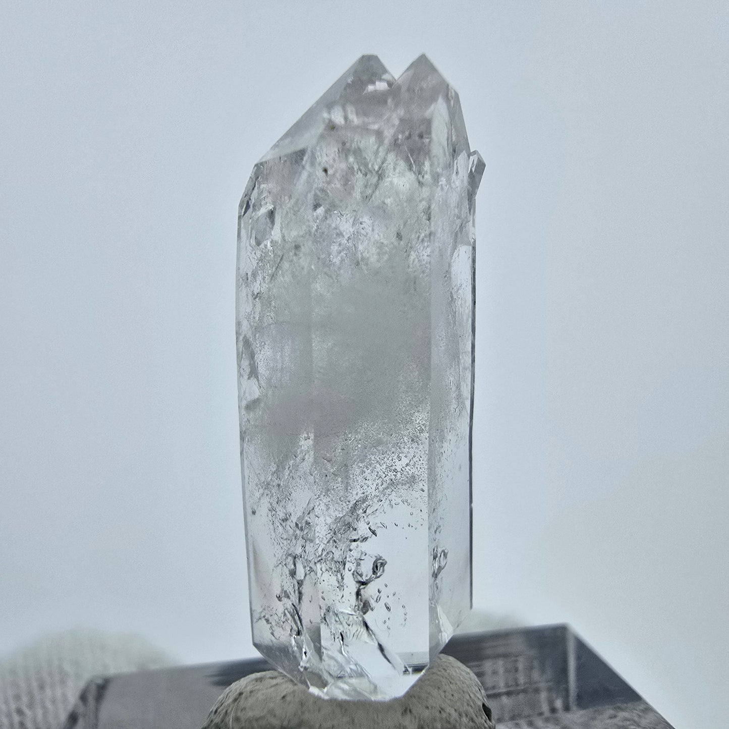 Klarer Phantom DT Quarz Kristall Valentine Pocket Goboboseb, Namibia 29*10*8mm