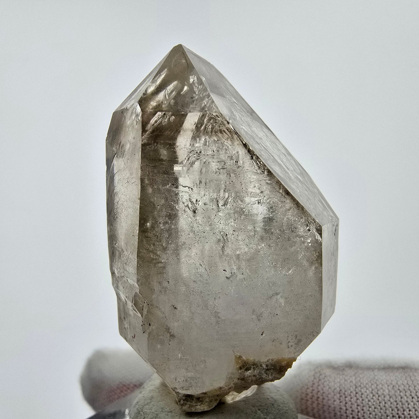 Enhydro Phantom Smoky Quartz Double Ended 1x Bubble Goboboseb, Namibia 47*26*22mm