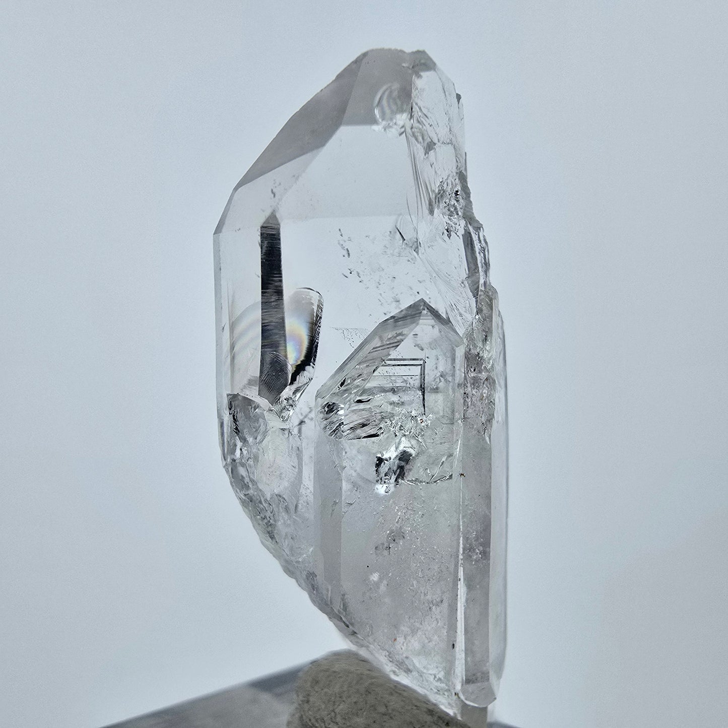 Klarer Phantom DT Quarz Kristall Valentine Pocket Goboboseb, Namibia 38*14*12mm