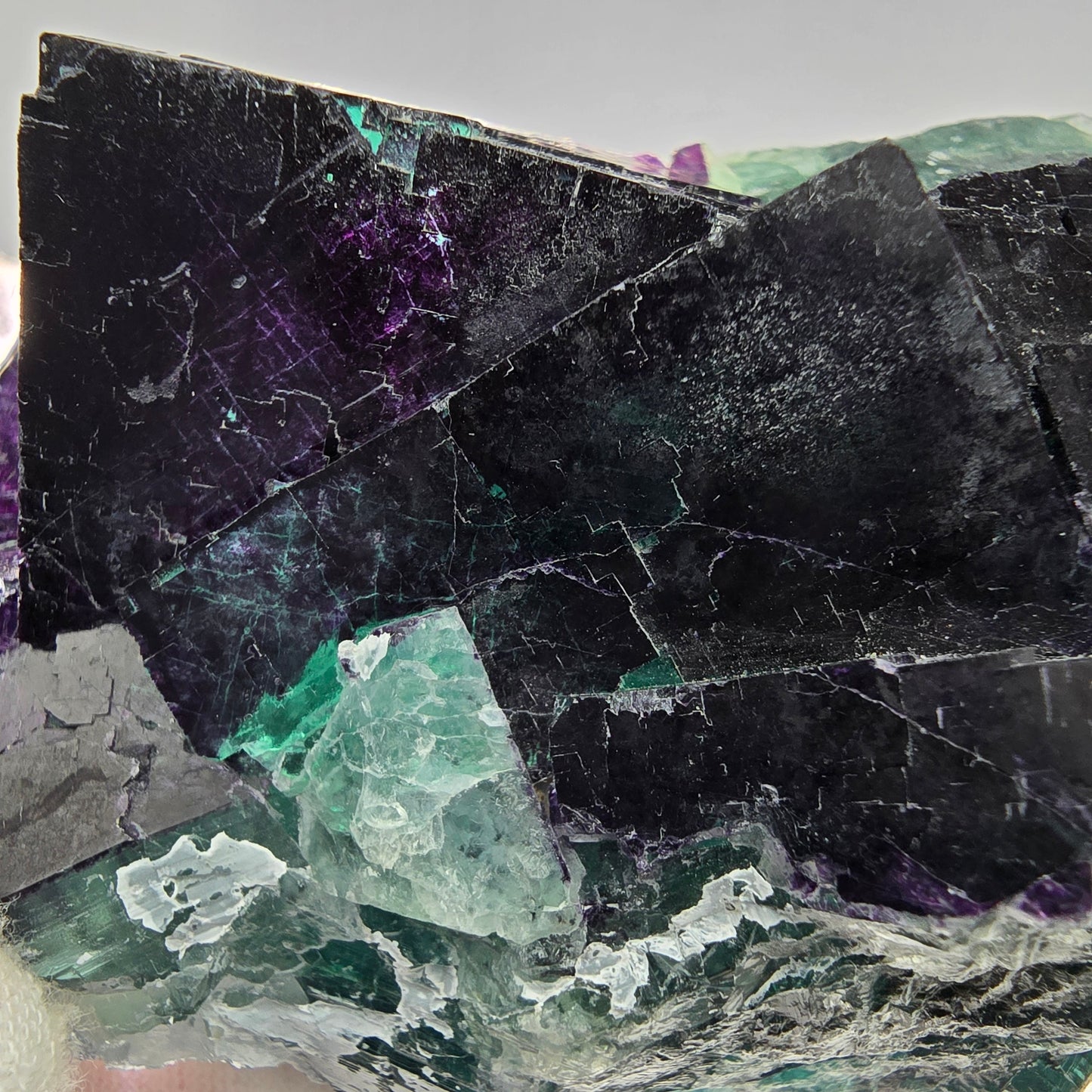 Seltene Fluorit Würfel Stufe 11:11 Angel Pocket, Okorusu Mine Namibia 83*49*48mm